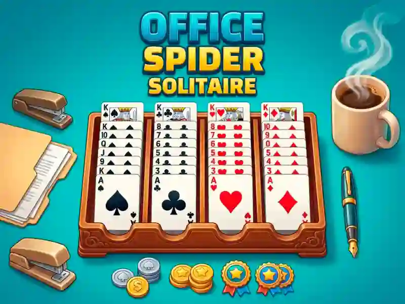 Leikur Office Spider Solitaire á netinu