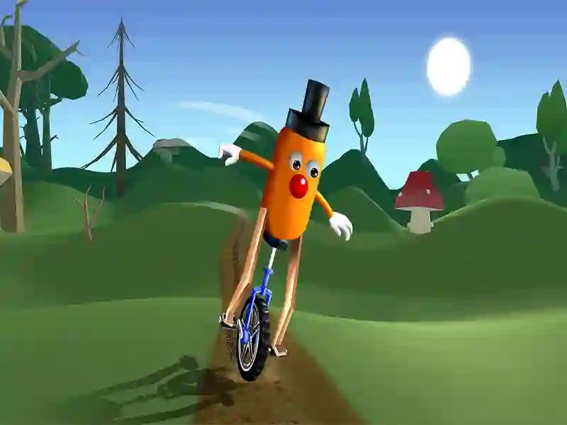 Leikur Unicycle Balance 3D á netinu
