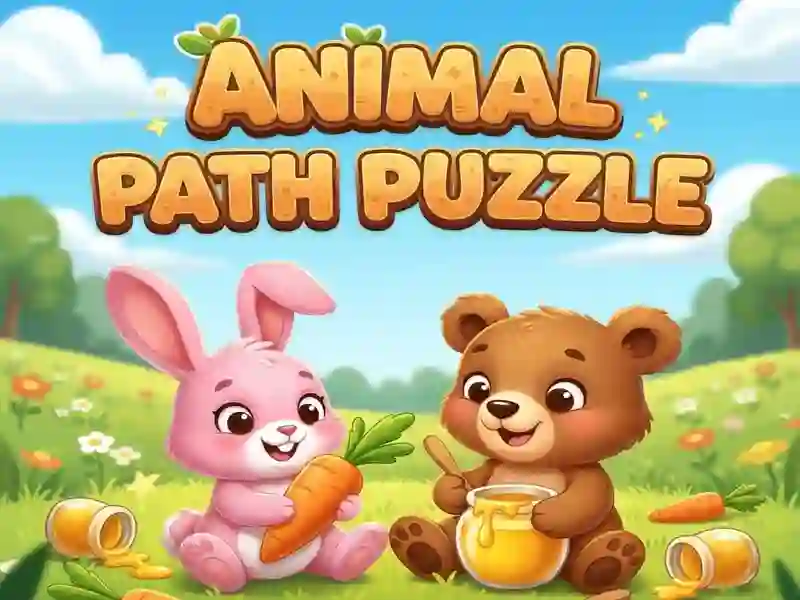 Leikur Animal Path Puzzle á netinu
