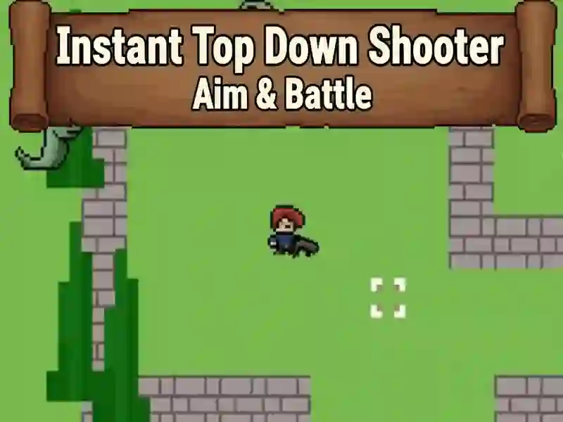 Leikur Augnablik Top Down Shooter Aim & Battle á netinu