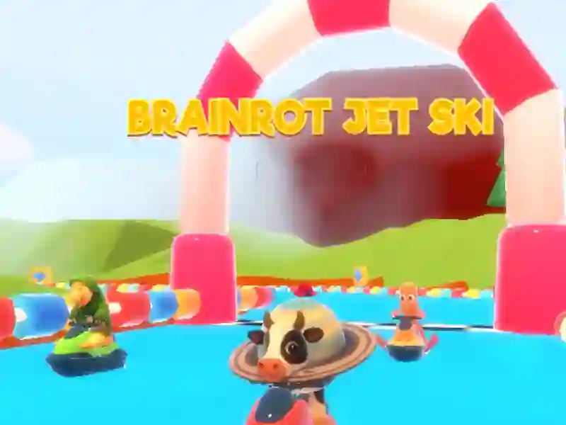 Leikur Brainrot Jet Ski Racing á netinu