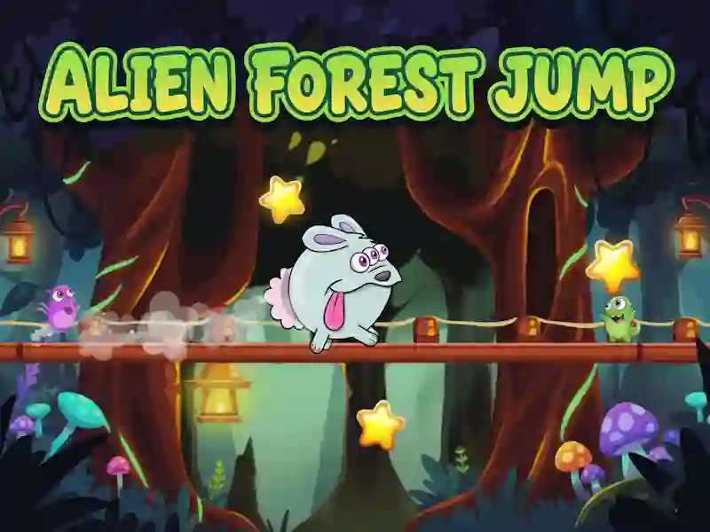 Leikur Alien Forest Jump á netinu