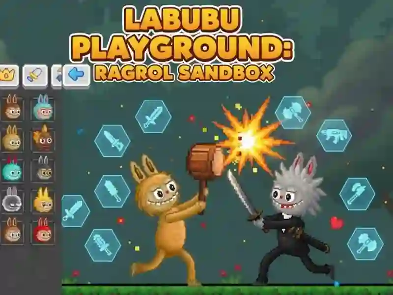 Leikur Labubu leikvöllur: Ragdoll Sandbox á netinu