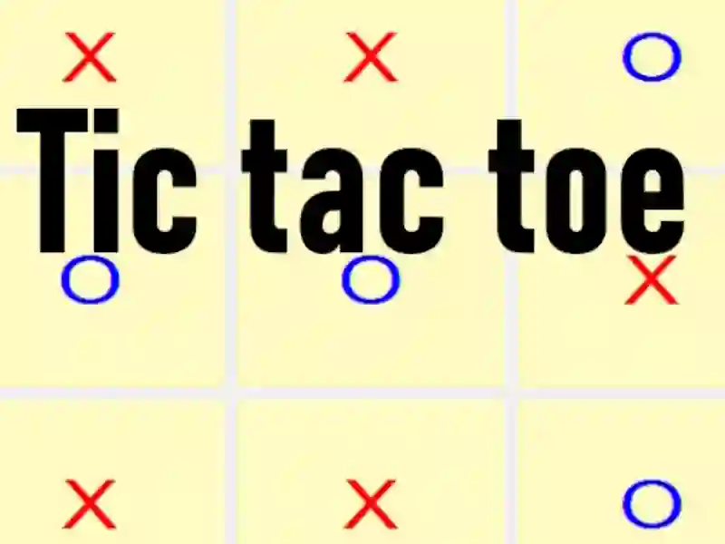 Leikur Tic tac toe á netinu Leikur Tic tac toe á netinu