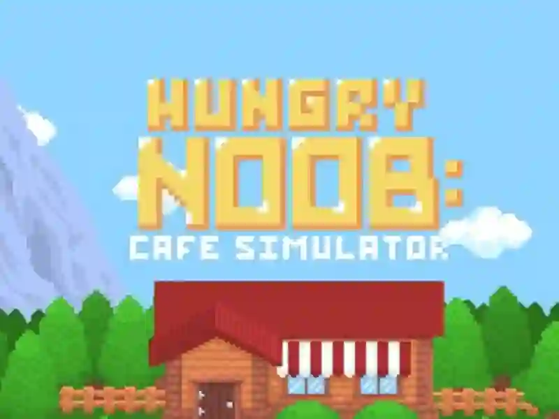 Leikur Hungry Noob Cafe Simulator á netinu
