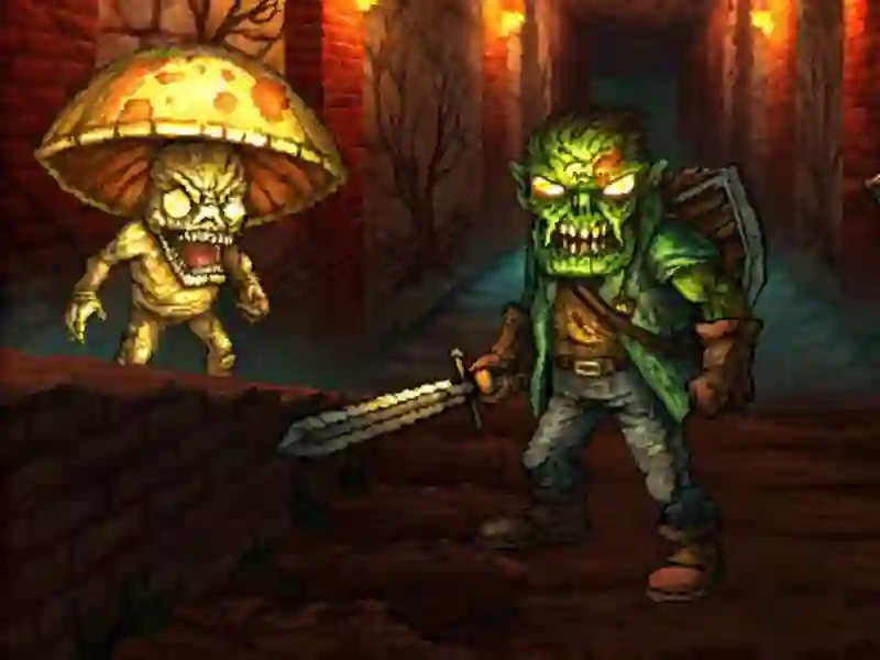 Leikur Monster Slayer sameinast og lifa af á netinu Leikur Monster Slayer sameinast og lifa af á netinu