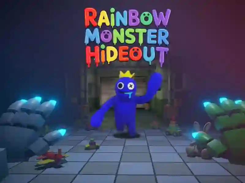 Leikur Rainbow Monster Hideout 3D á netinu