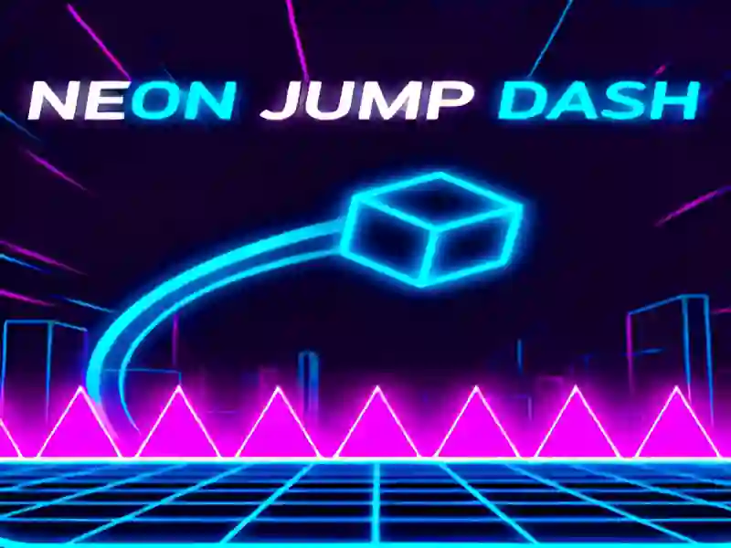 Leikur Neon Jump Dash á netinu
