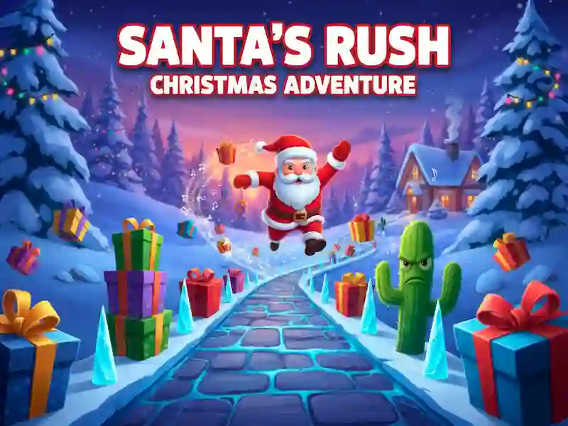 Leikur Santa's Rush Christmas Adventure á netinu