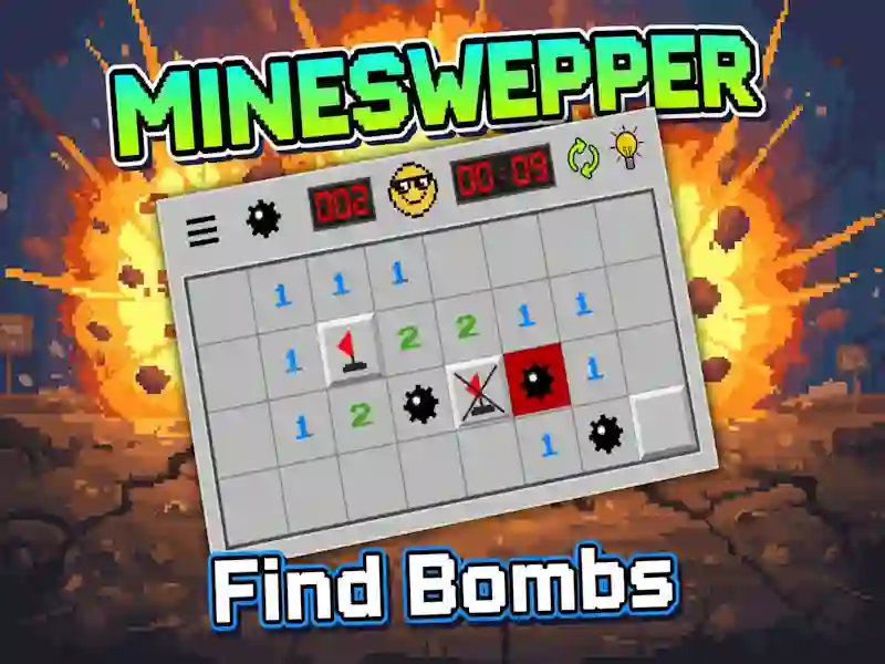 Leikur Minesweeper — Finndu sprengjur á netinu