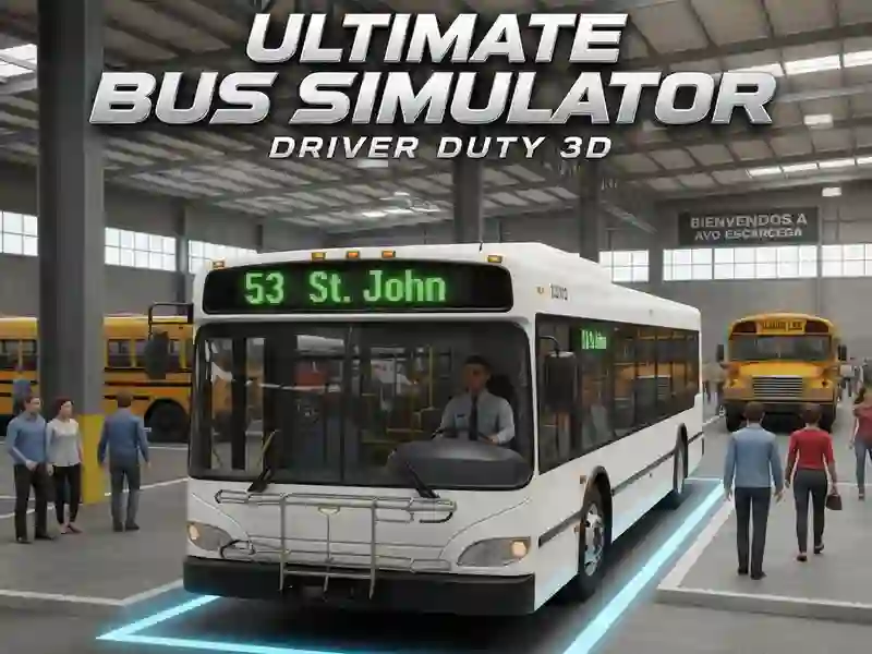 Leikur Ultimate Bus Simulator Driver Duty 3D á netinu