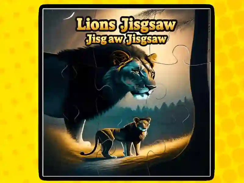 Leikur Lions Jigsaw Jigsaw á netinu
