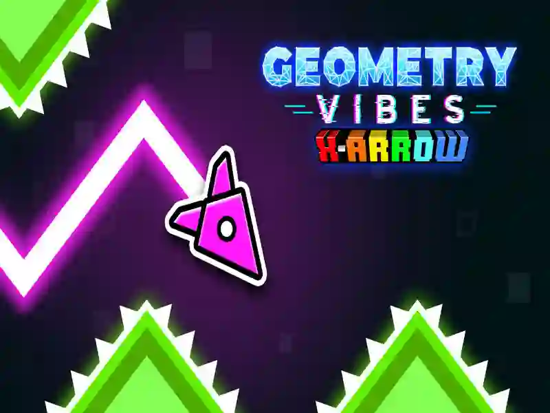 Leikur Geometry Vibes X-Arrow á netinu