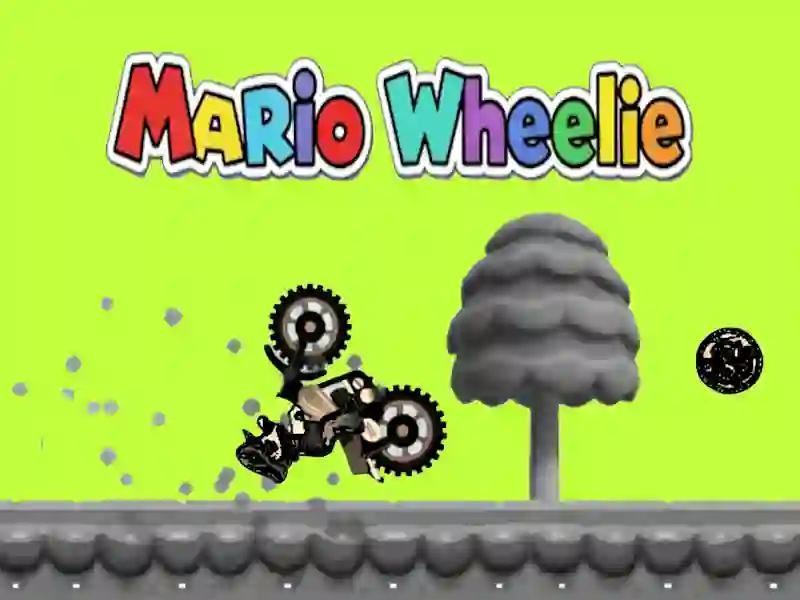 Leikur Mario Wheelie á netinu