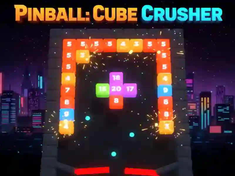 Leikur Pinball: Cube Crusher á netinu
