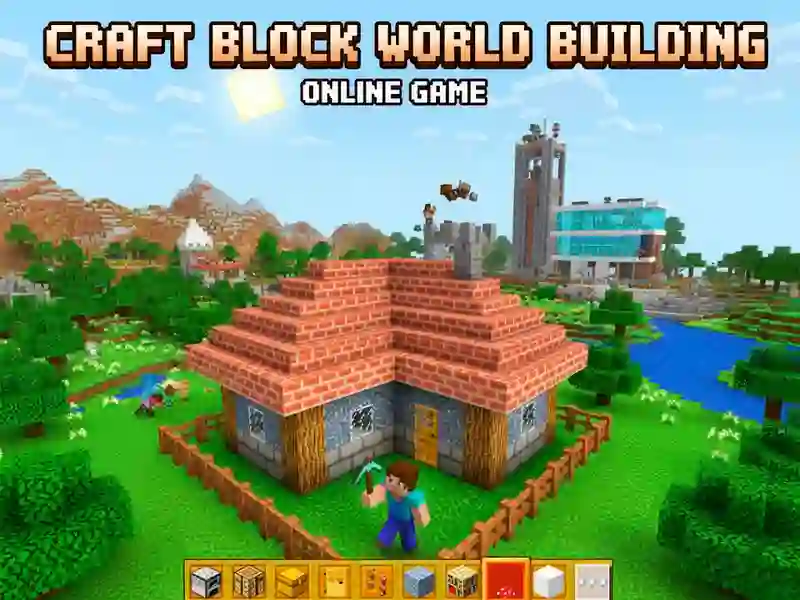 Leikur Craft Block World Building á netinu