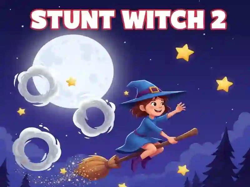 Leikur Stunt Witch 2 á netinu