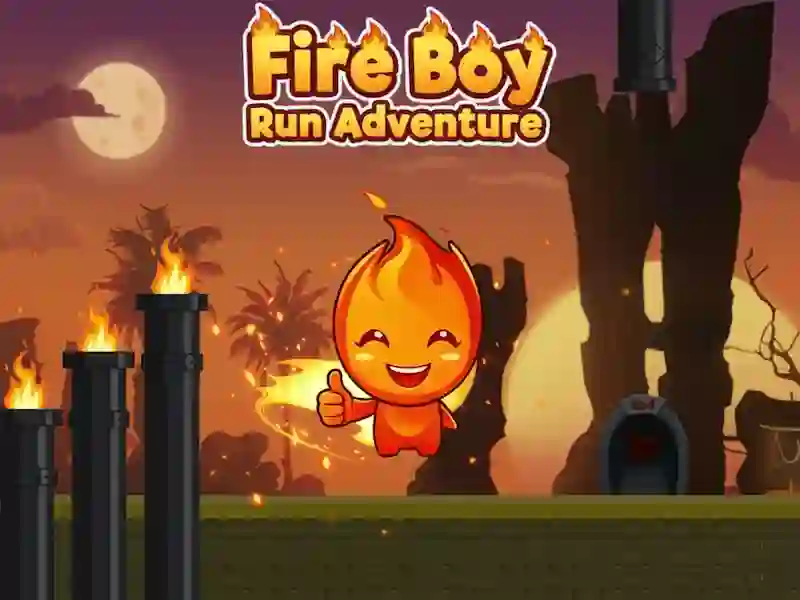 Leikur Fire Boy Run ævintýri á netinu