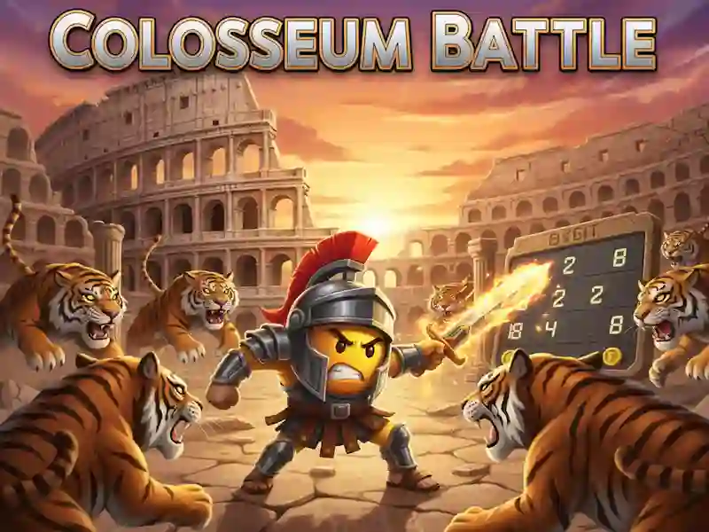Leikur Colosseum bardaga á netinu