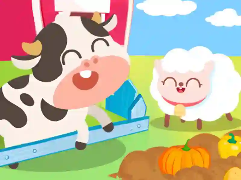 Leikur Börn Happy Farm Dudu á netinu