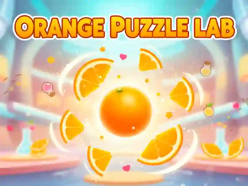 Leikur Orange Puzzle Lab á netinu