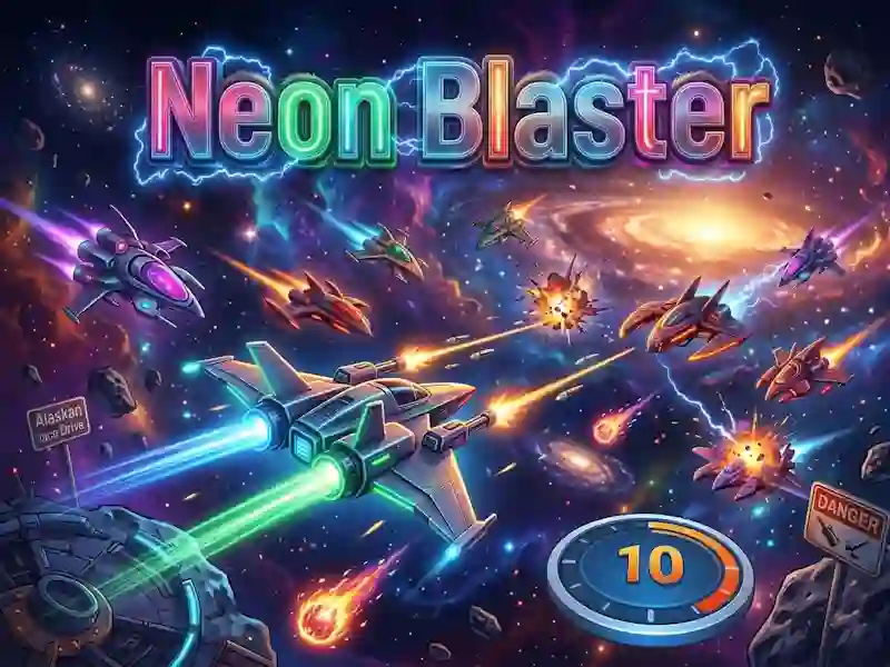 Leikur Neon Blaster á netinu