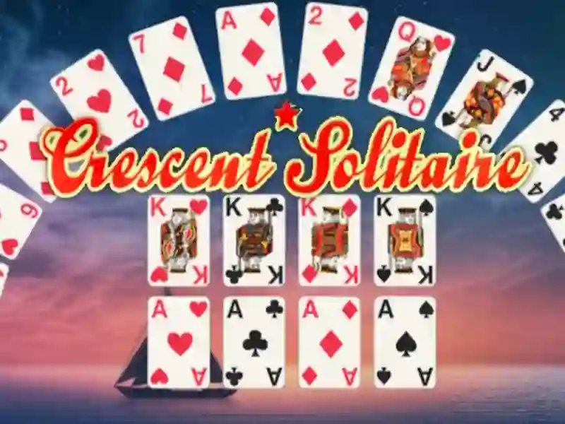 Leikur Crescent Solitaire á netinu Leikur Crescent Solitaire á netinu