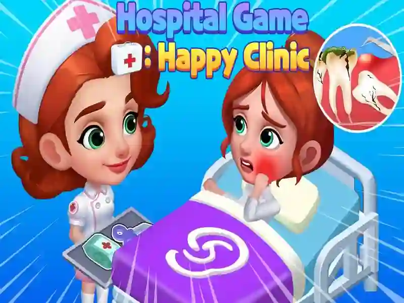 Leikur Sjúkrahúsaleikur Happy Clinic á netinu