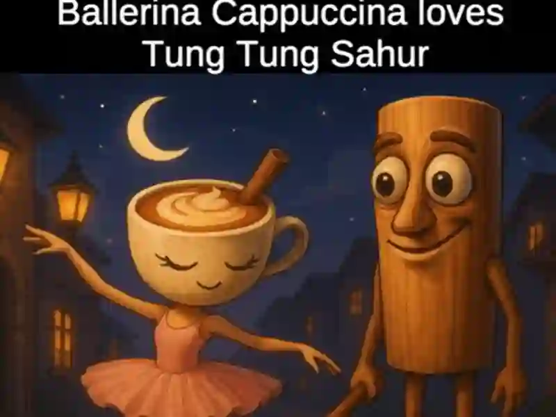 Leikur Ballerina Cappuccina elskar Tung Tung Sahur á netinu