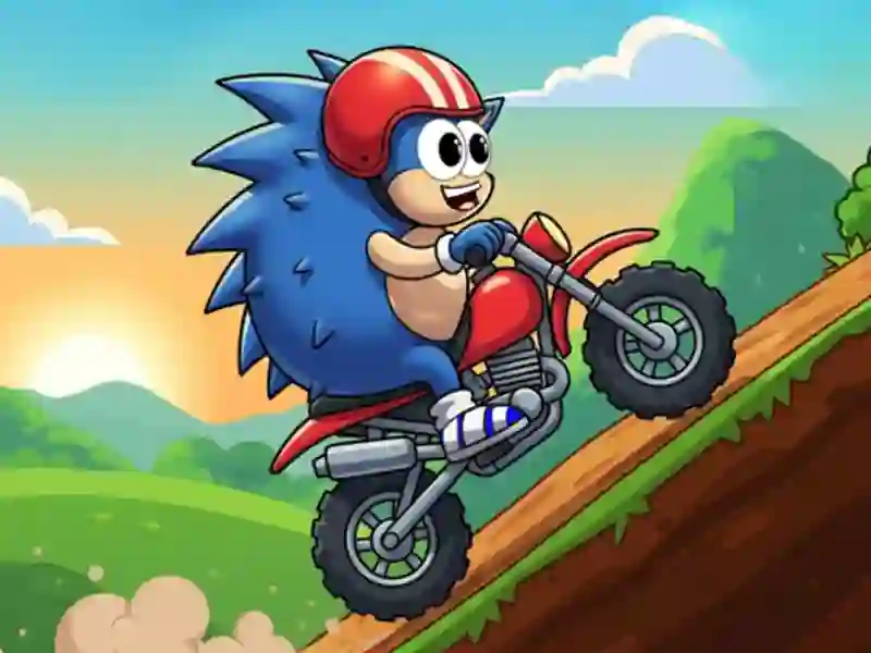 Leikur Blue Hedgehog Ride á netinu