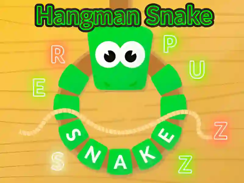 Leikur Hangman Snake á netinu