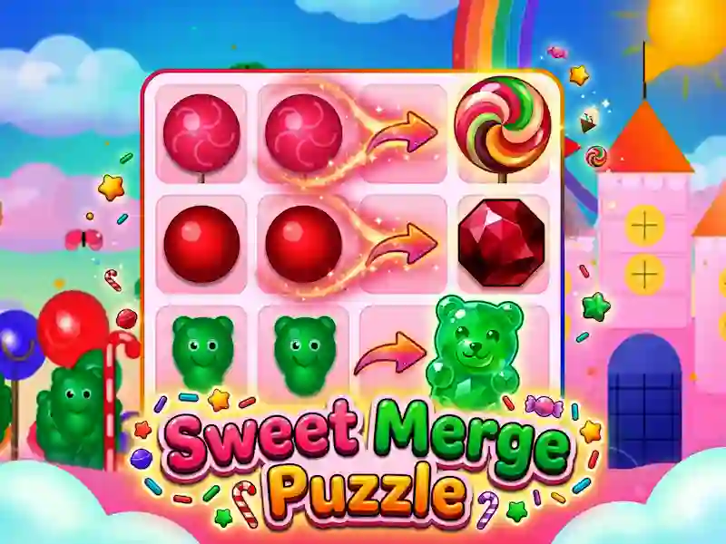 Leikur Sweet Merge Puzzle á netinu
