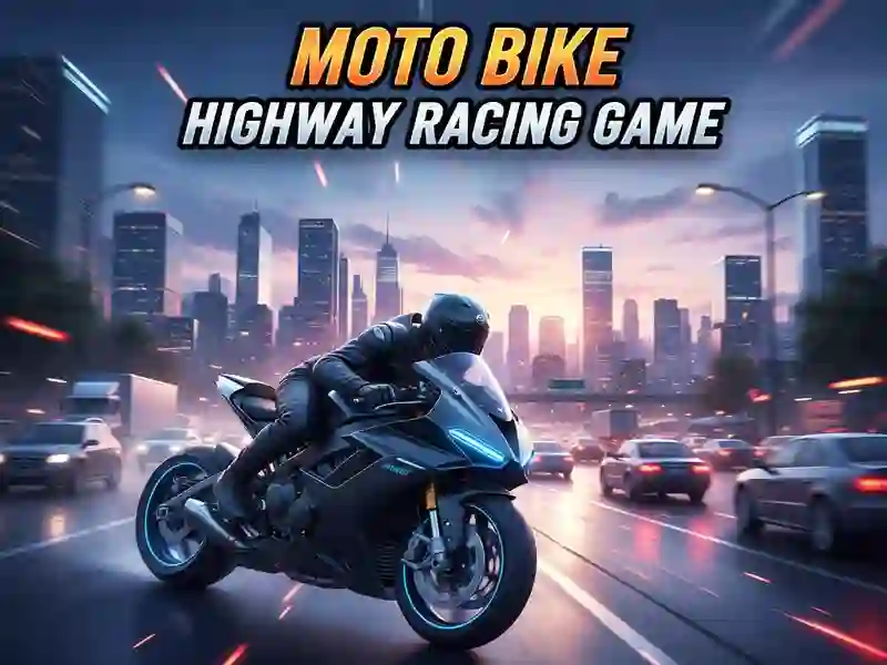 Leikur Moto Bike Highway Racing Game á netinu