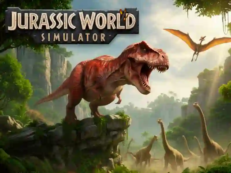 Leikur Jurassic World Simulator á netinu
