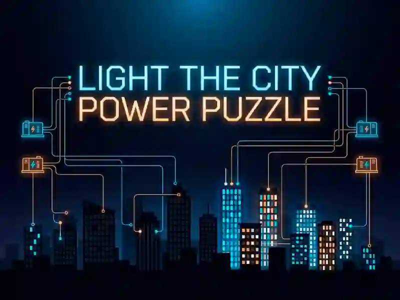 Leikur Light the City Power Puzzle á netinu