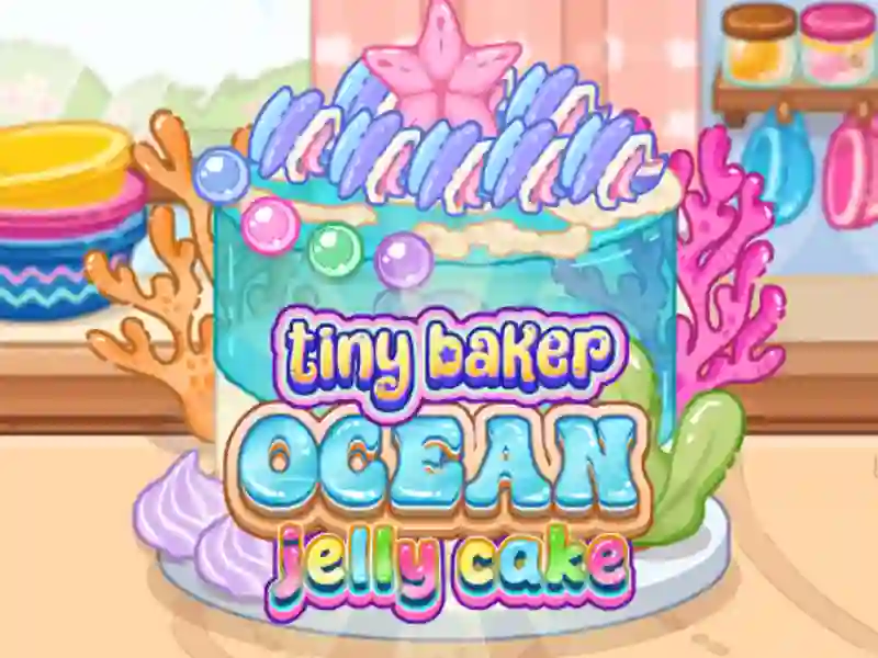 Leikur Tiny Baker Ocean Jelly Cake á netinu