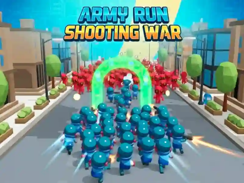Leikur Army Run Shooting War á netinu