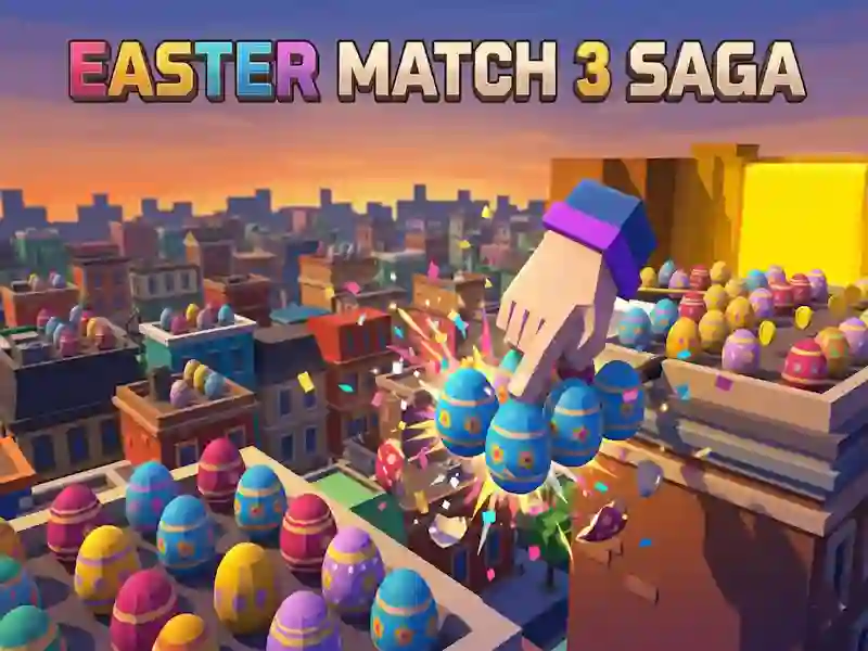 Leikur Easter Match 3 Saga á netinu