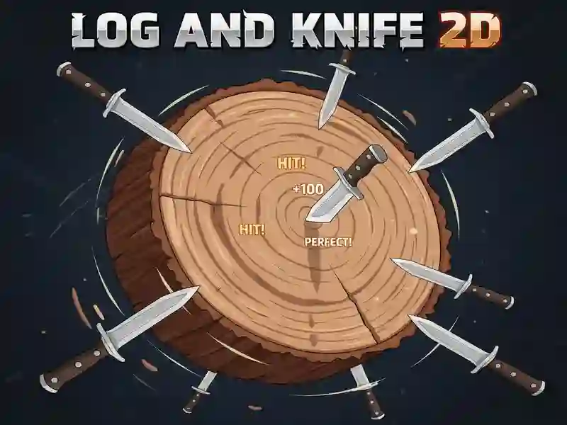 Leikur Log And Knife 2D á netinu