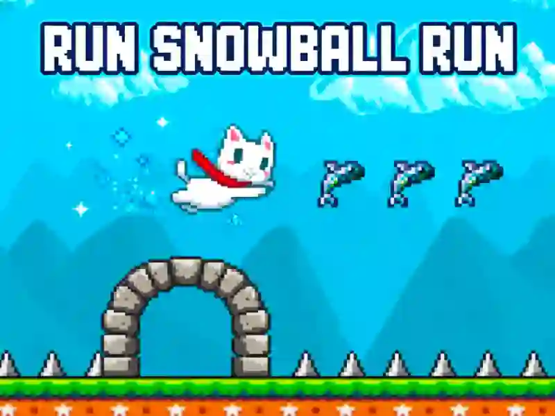 Leikur Hlaupa Snowball Run á netinu