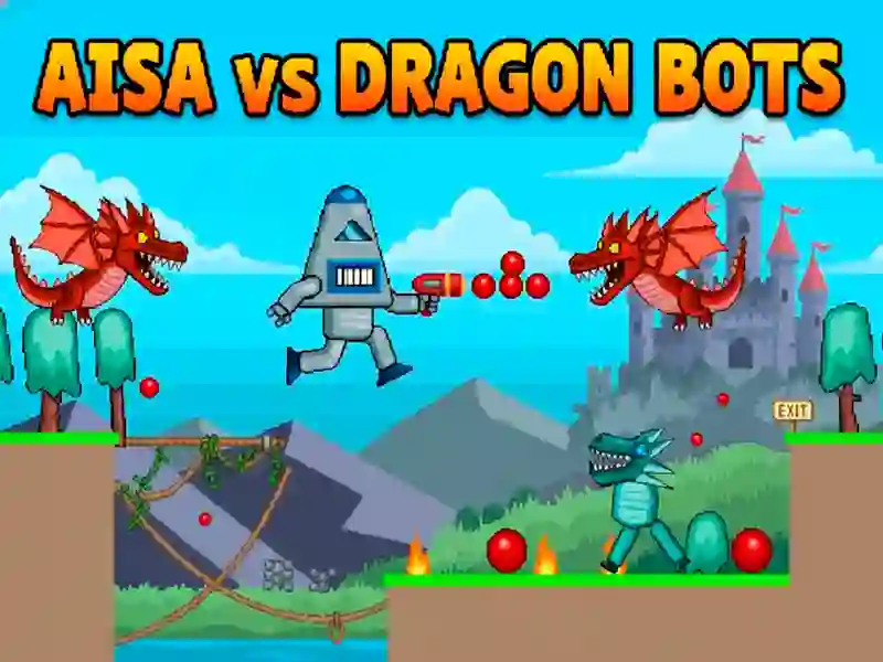Leikur Aisa vs Dragon Bots á netinu