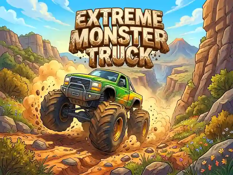 Leikur Extreme Monster Truck á netinu