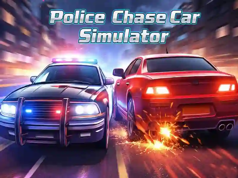 Leikur Police Chase Car Simulator á netinu