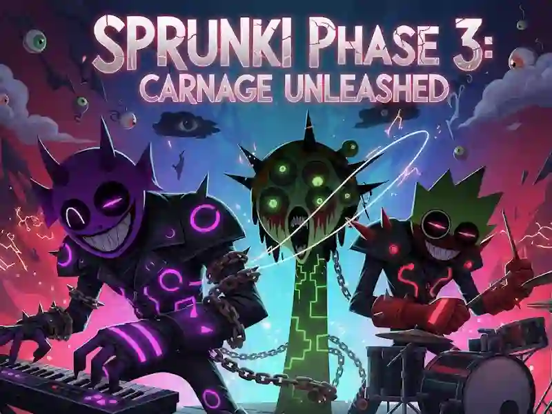 Leikur Sprunki Phase 3: The Carnage Continues á netinu