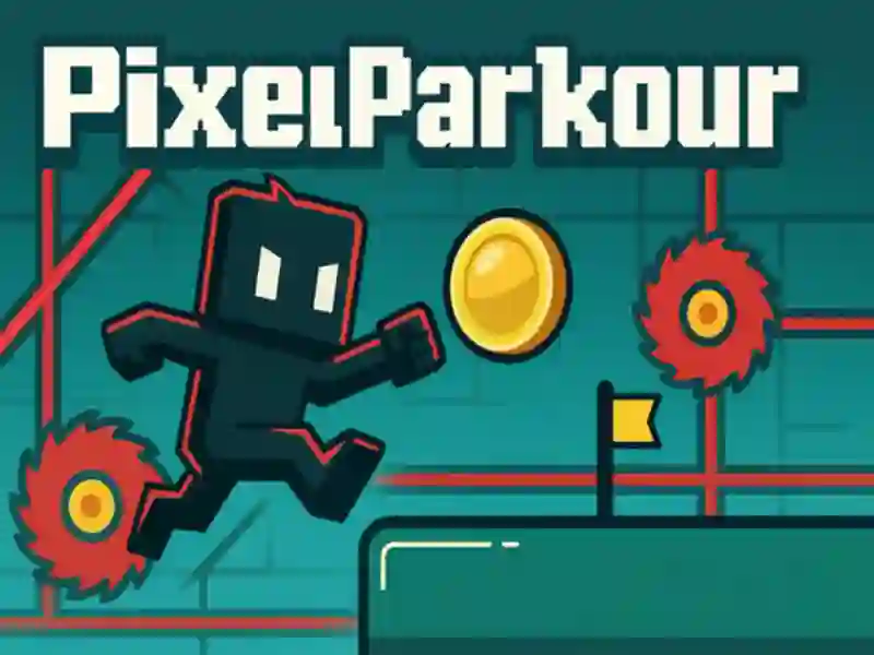 Leikur Pixel Parkour á netinu