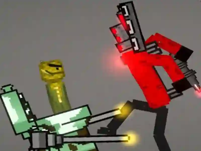 Leikur Skibidi salerni melóna sandkassi á netinu