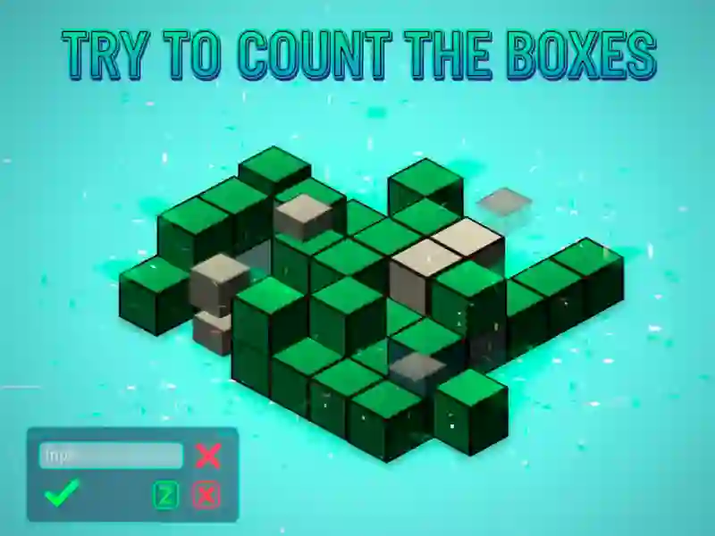 Leikur Reyndu að telja kassana á netinu