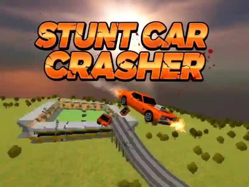 Leikur Stunt Car Crasher á netinu