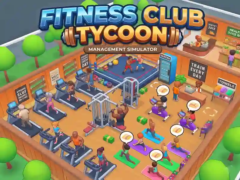 Leikur Fitness Club Tycoon á netinu
