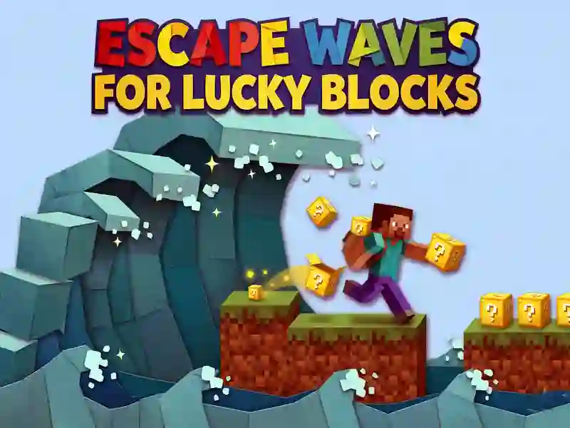 Leikur Escape Waves fyrir Lucky Blocks á netinu